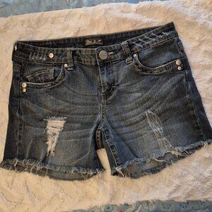 Ladies denim shorts. "cutoffs",size 13.